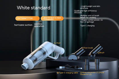 Aspiradora inalámbrica de alta potencia – limpieza sin esfuerzo