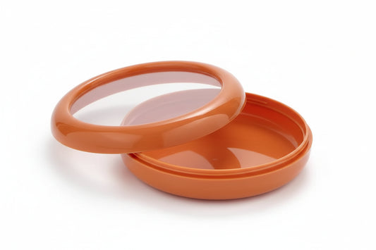 Set de cajas apilables para frutas y verduras en plástico beige (dato por confirmar)