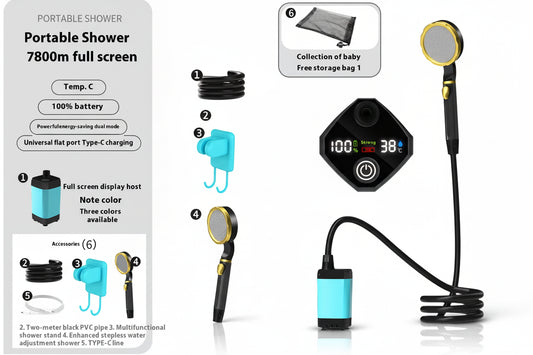 Ducha Portátil para Exteriores