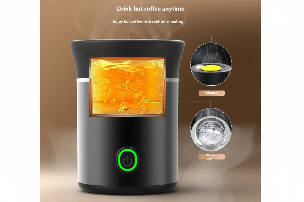 Cafetera portátil de cápsulas – espresso en cualquier lugar